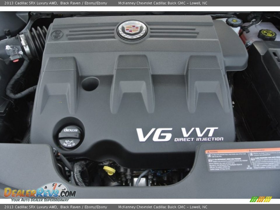 2013 Cadillac SRX Luxury AWD Black Raven / Ebony/Ebony Photo #21