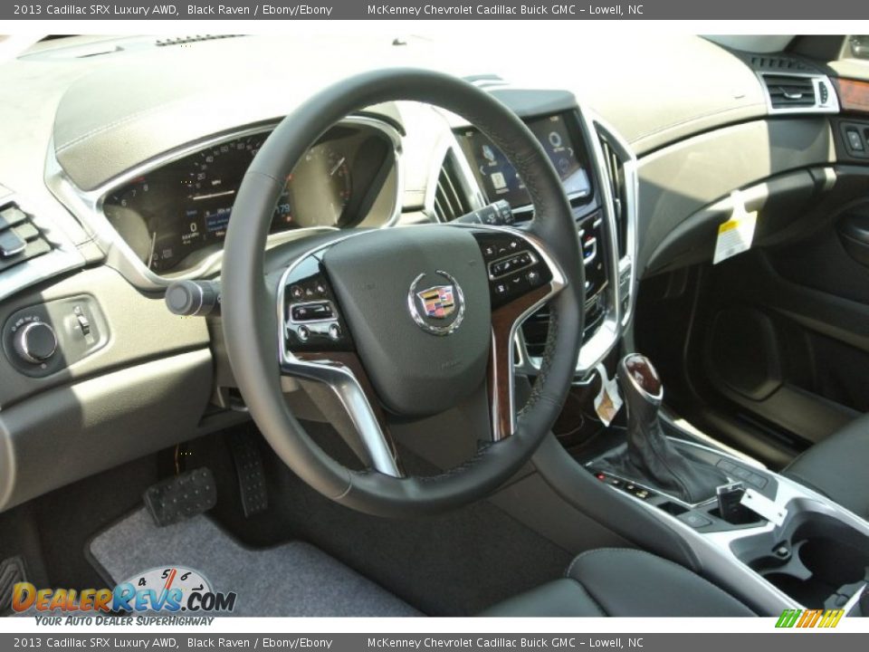 2013 Cadillac SRX Luxury AWD Black Raven / Ebony/Ebony Photo #22