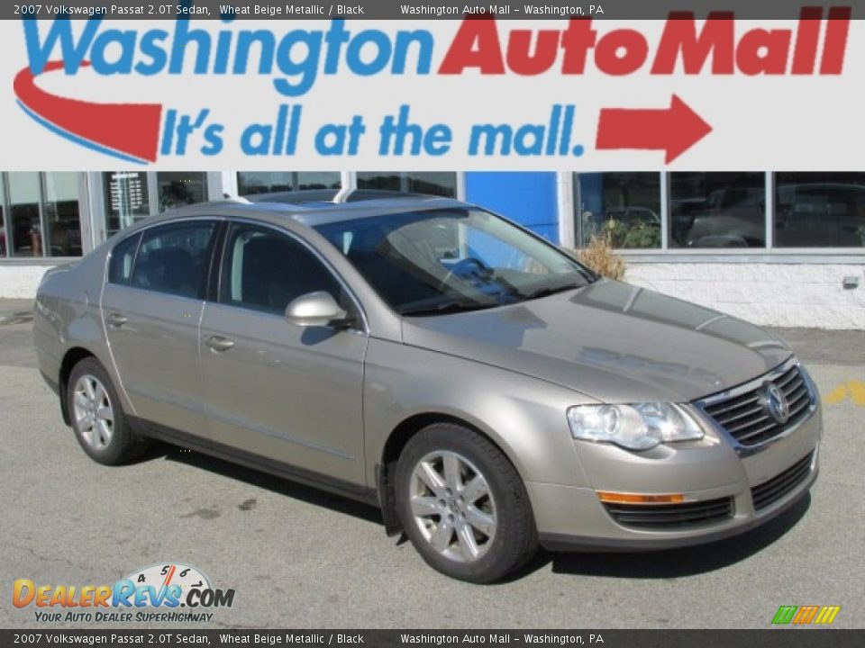 2007 Volkswagen Passat 2.0T Sedan Wheat Beige Metallic / Black Photo #1