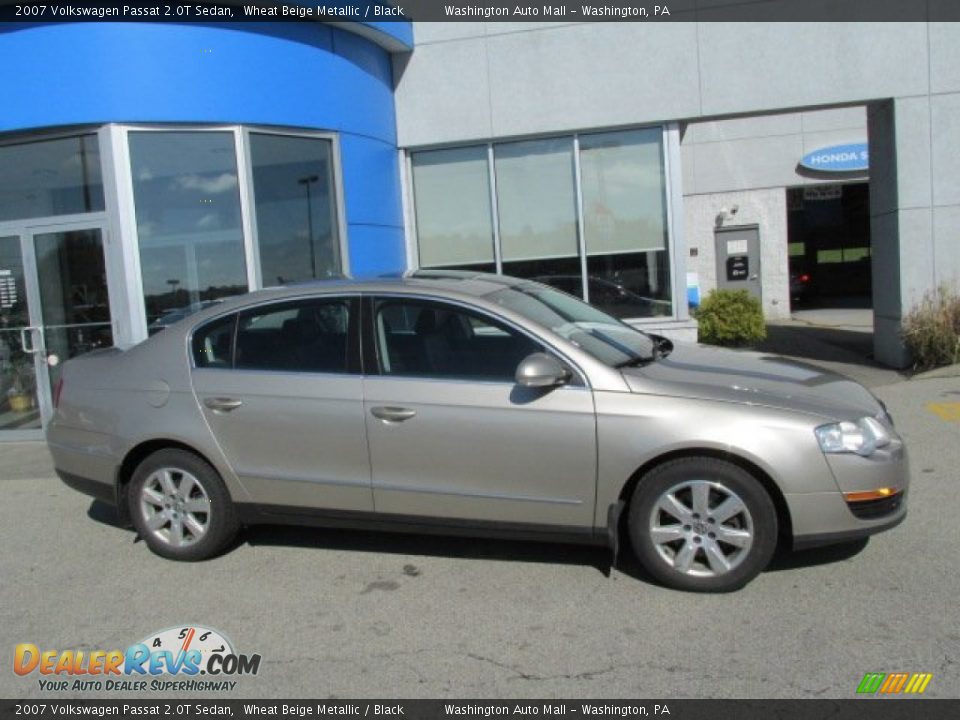 2007 Volkswagen Passat 2.0T Sedan Wheat Beige Metallic / Black Photo #2