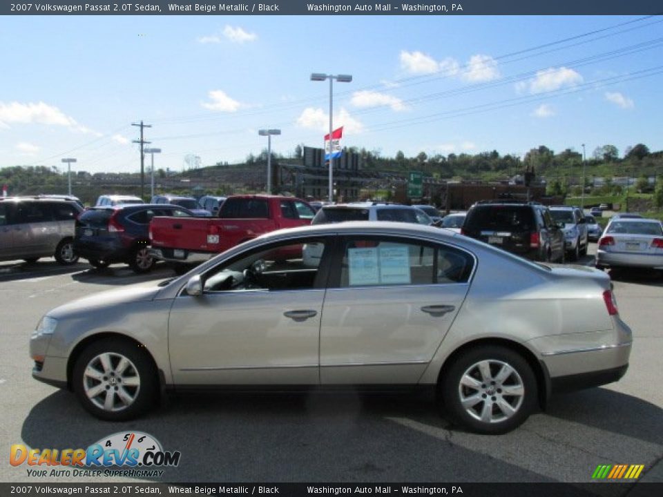 2007 Volkswagen Passat 2.0T Sedan Wheat Beige Metallic / Black Photo #6