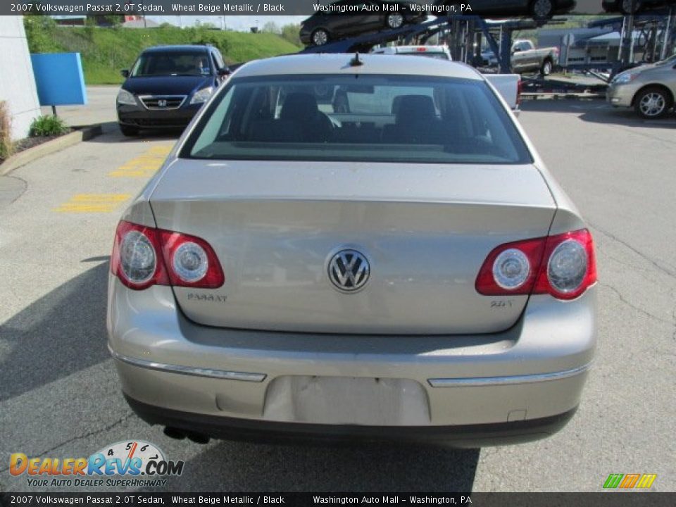 2007 Volkswagen Passat 2.0T Sedan Wheat Beige Metallic / Black Photo #7