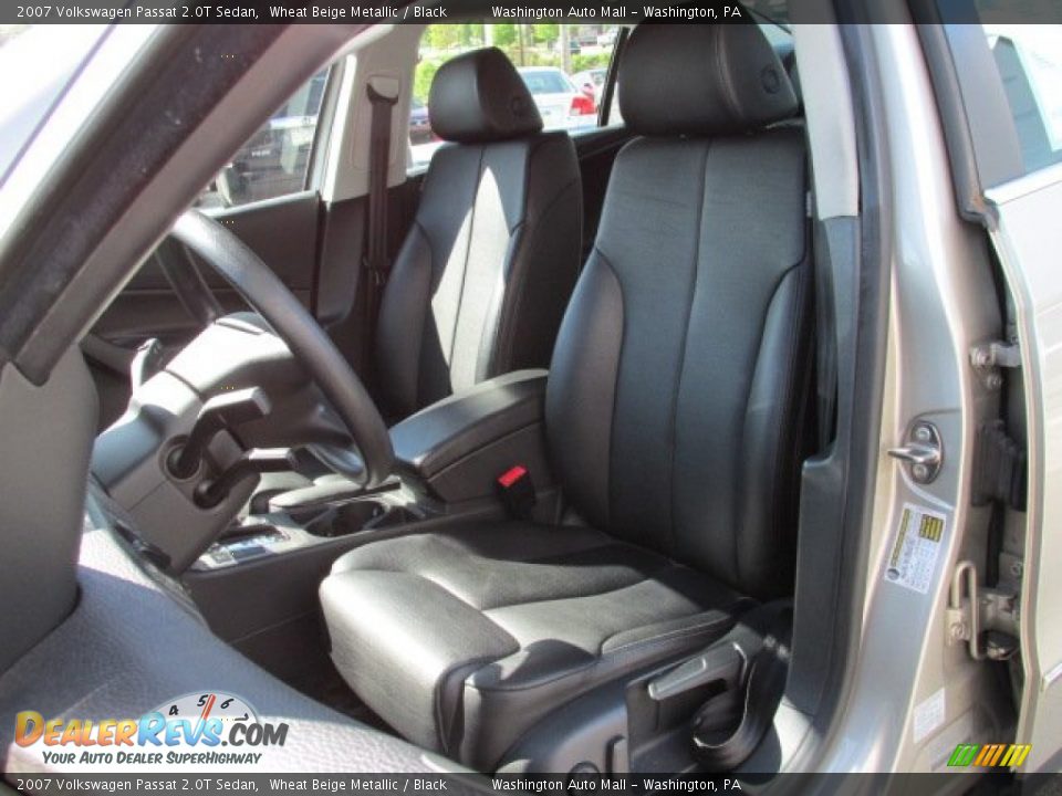 2007 Volkswagen Passat 2.0T Sedan Wheat Beige Metallic / Black Photo #12