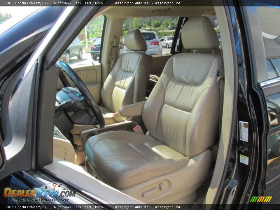 2006 Honda Odyssey EX-L Nighthawk Black Pearl / Ivory Photo #11