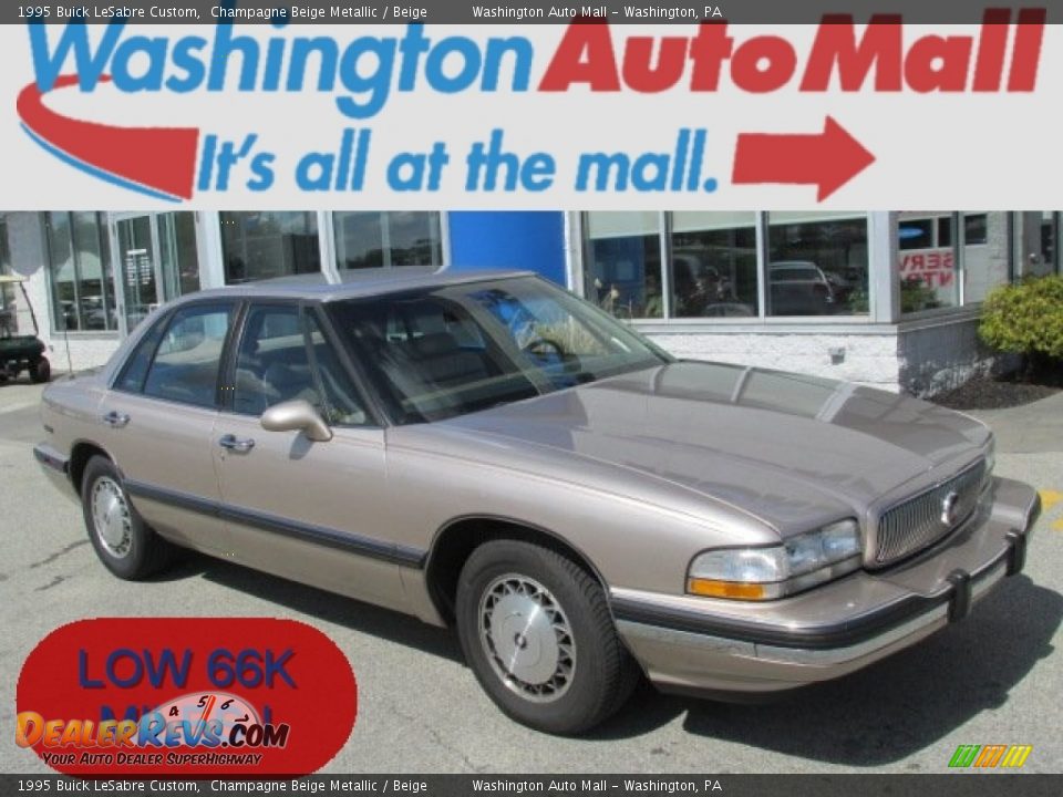 1995 Buick LeSabre Custom Champagne Beige Metallic / Beige Photo #1