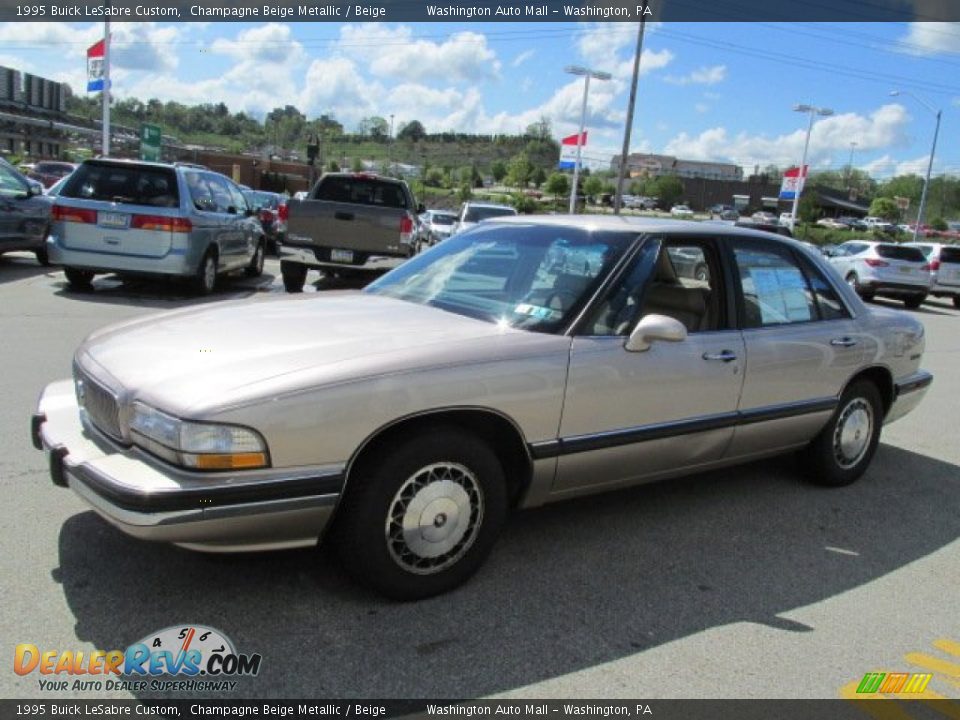 1995 Buick LeSabre Custom Champagne Beige Metallic / Beige Photo #5