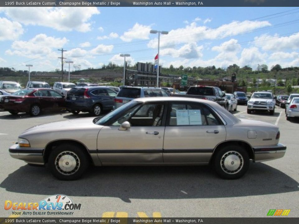 1995 Buick LeSabre Custom Champagne Beige Metallic / Beige Photo #6