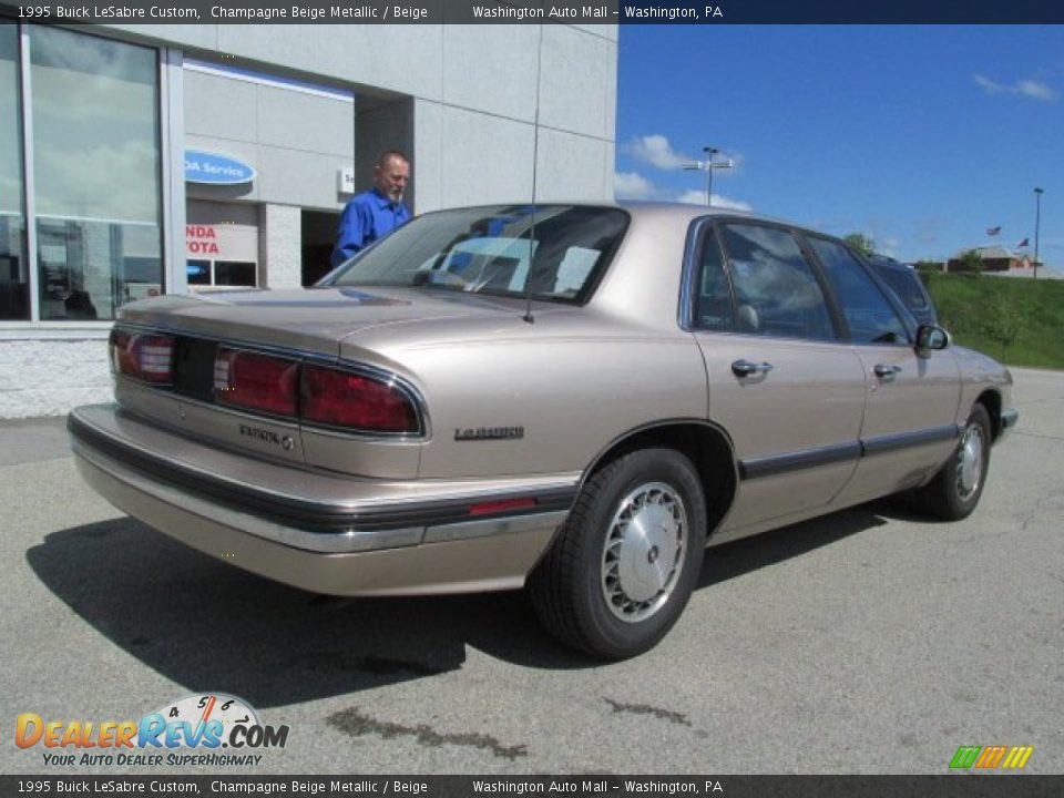 1995 Buick LeSabre Custom Champagne Beige Metallic / Beige Photo #9