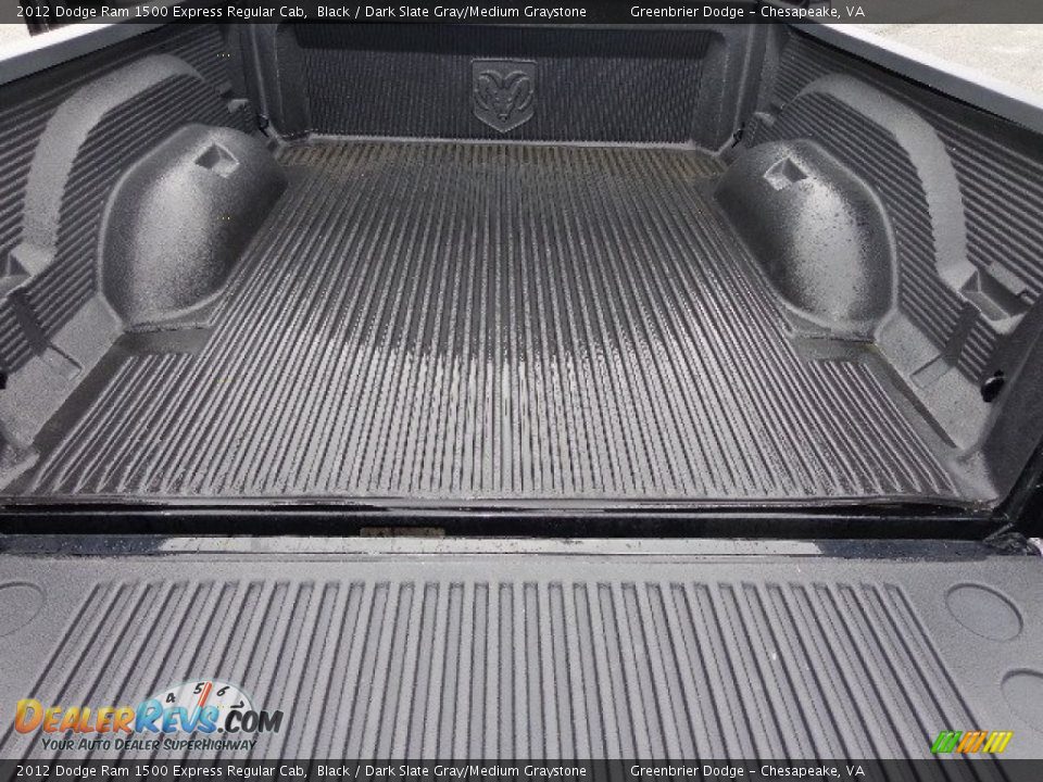 2012 Dodge Ram 1500 Express Regular Cab Black / Dark Slate Gray/Medium Graystone Photo #11