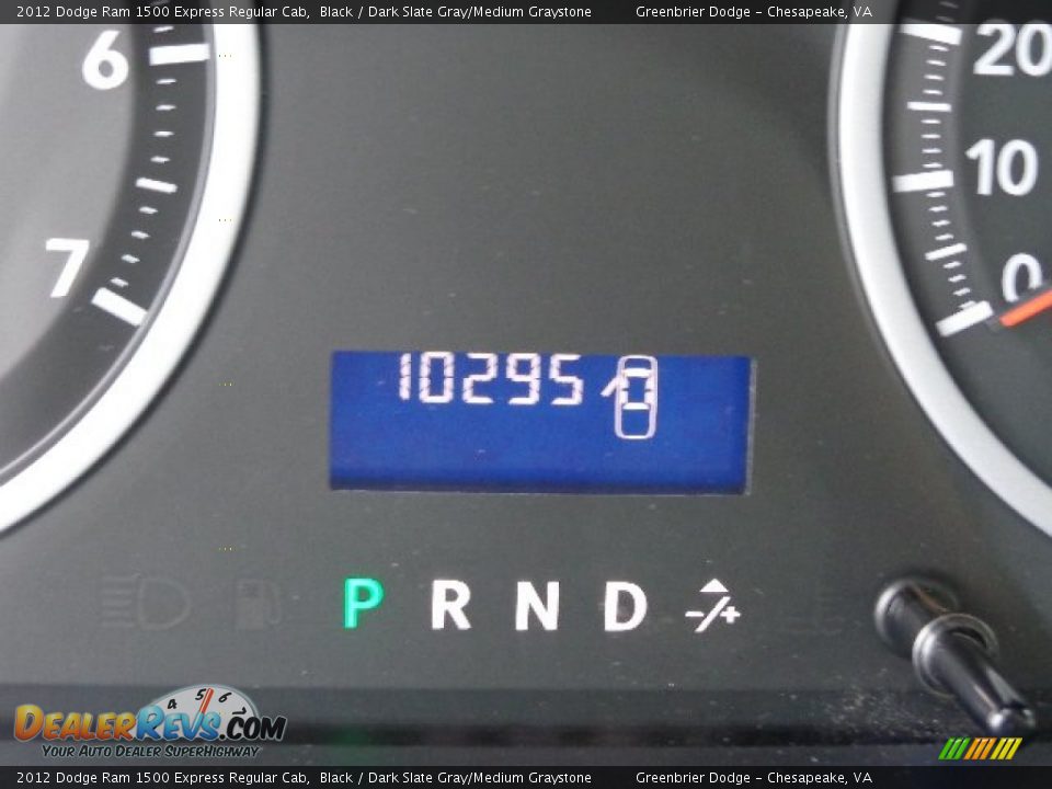 2012 Dodge Ram 1500 Express Regular Cab Black / Dark Slate Gray/Medium Graystone Photo #24