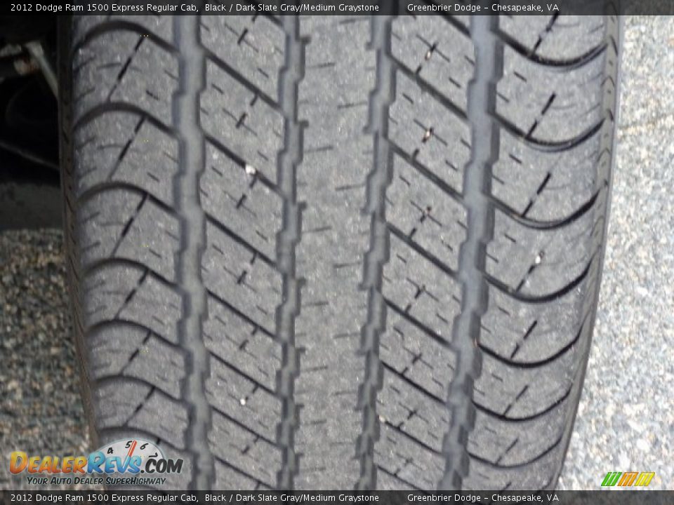 2012 Dodge Ram 1500 Express Regular Cab Black / Dark Slate Gray/Medium Graystone Photo #26