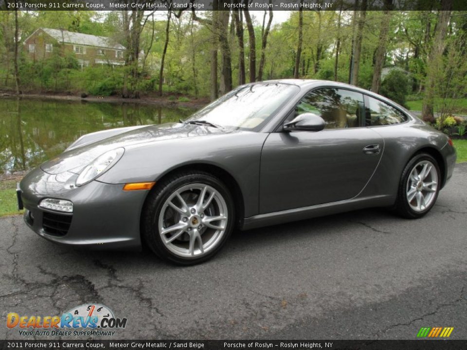 Meteor Grey Metallic 2011 Porsche 911 Carrera Coupe Photo #1