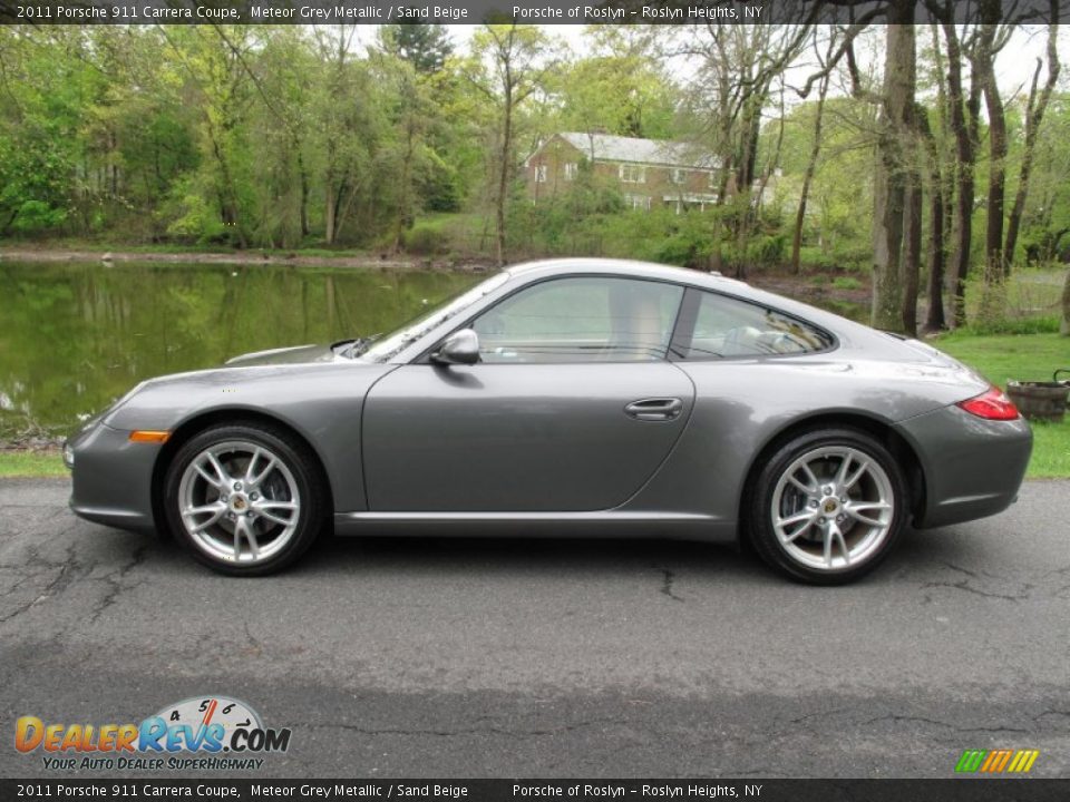 Meteor Grey Metallic 2011 Porsche 911 Carrera Coupe Photo #3