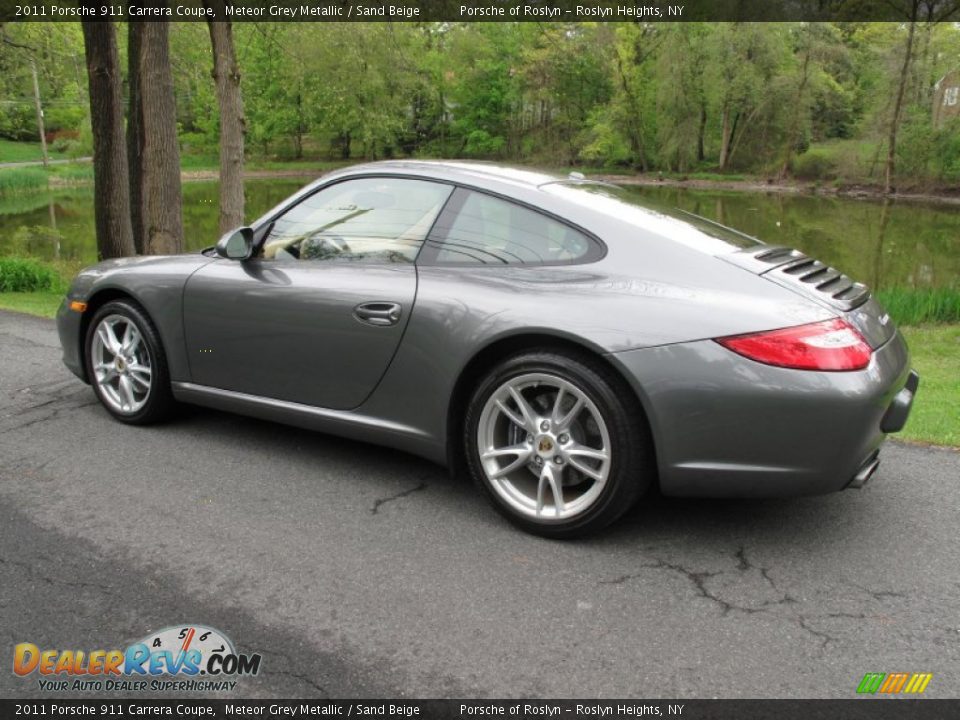 Meteor Grey Metallic 2011 Porsche 911 Carrera Coupe Photo #4