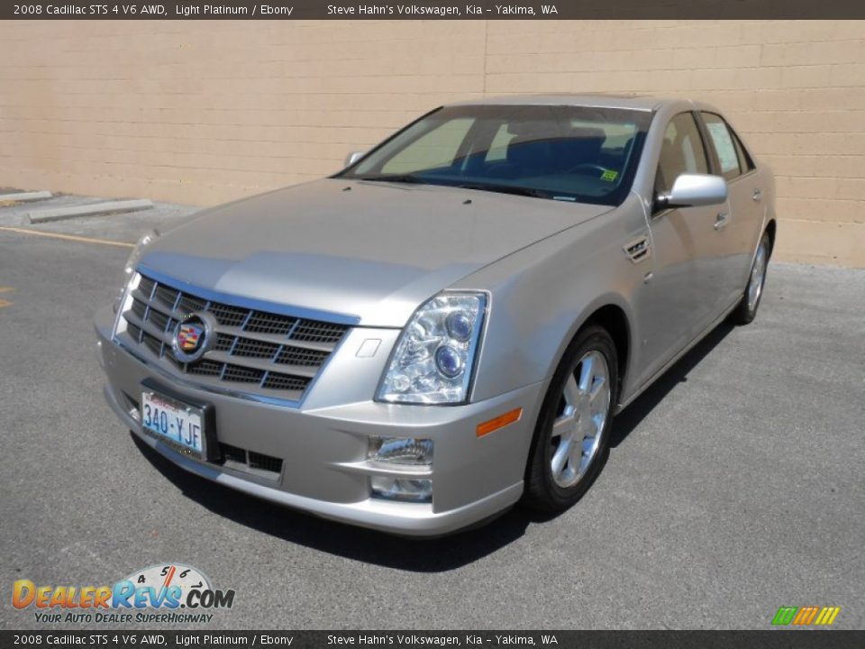 2008 Cadillac STS 4 V6 AWD Light Platinum / Ebony Photo #2