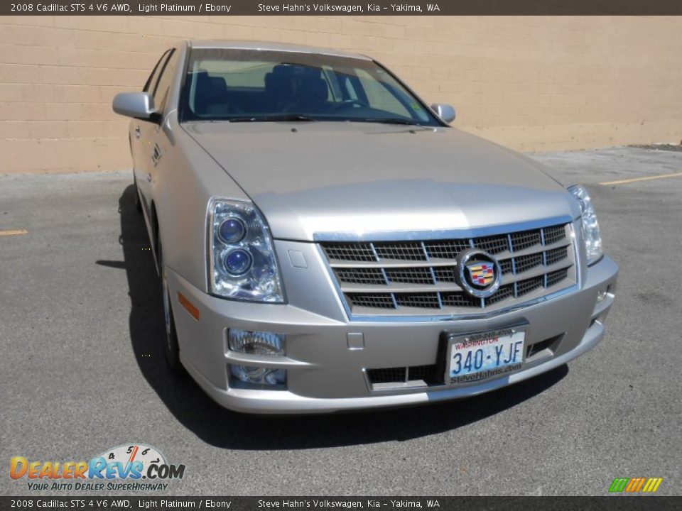 2008 Cadillac STS 4 V6 AWD Light Platinum / Ebony Photo #3