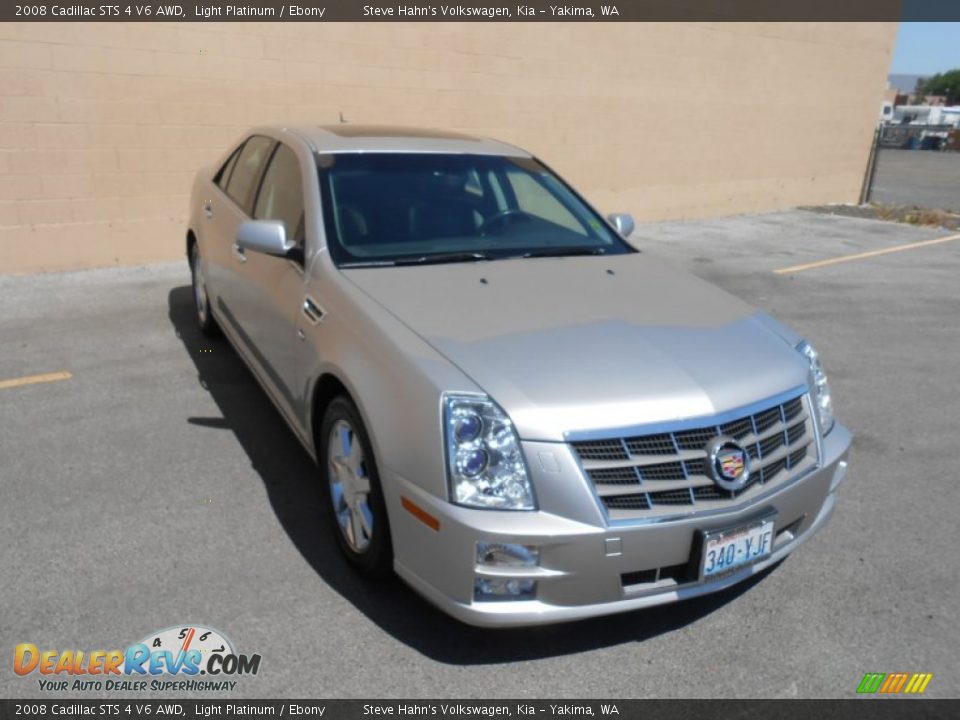 2008 Cadillac STS 4 V6 AWD Light Platinum / Ebony Photo #4