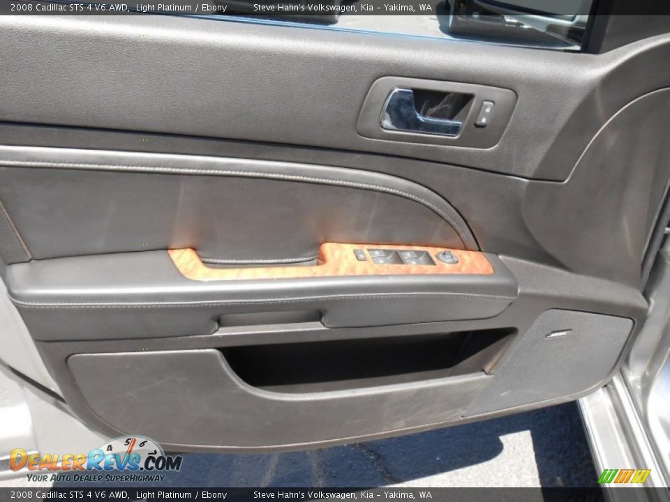 2008 Cadillac STS 4 V6 AWD Light Platinum / Ebony Photo #15