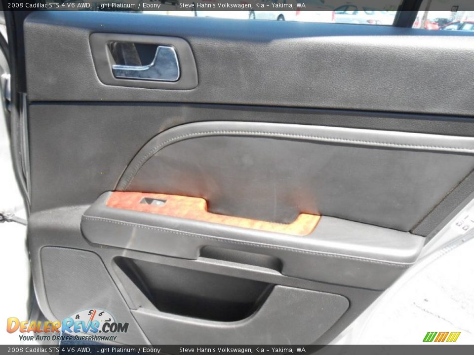2008 Cadillac STS 4 V6 AWD Light Platinum / Ebony Photo #18
