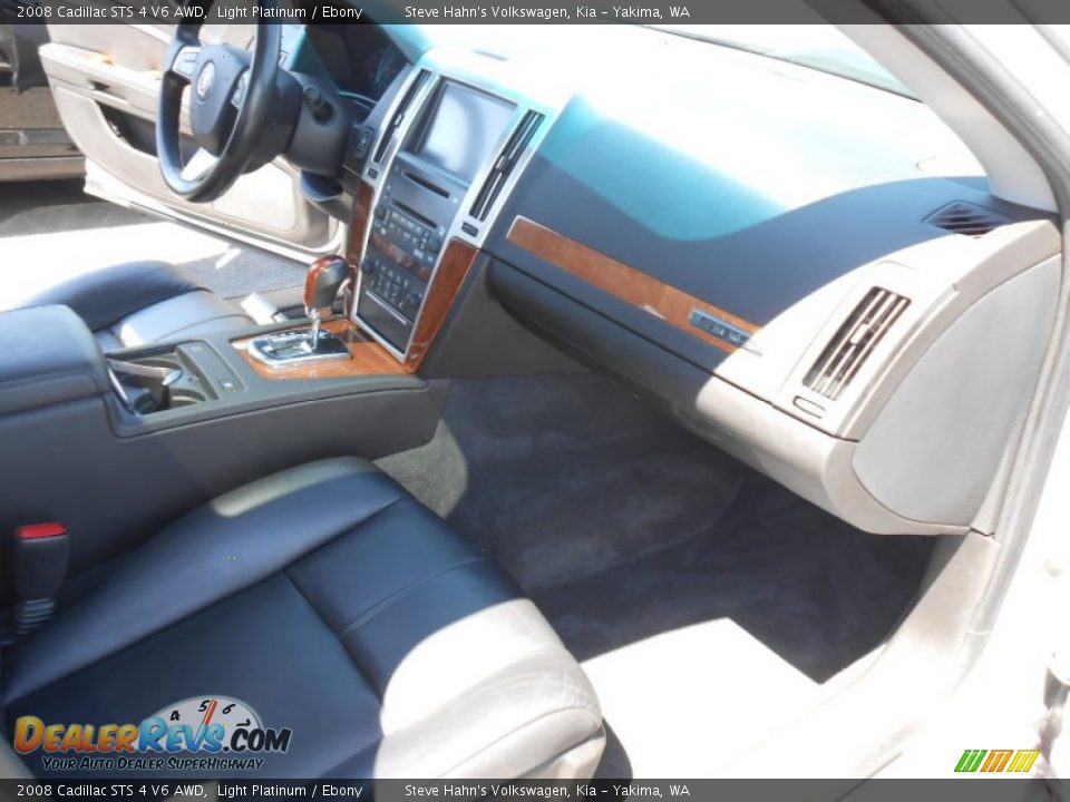 2008 Cadillac STS 4 V6 AWD Light Platinum / Ebony Photo #20