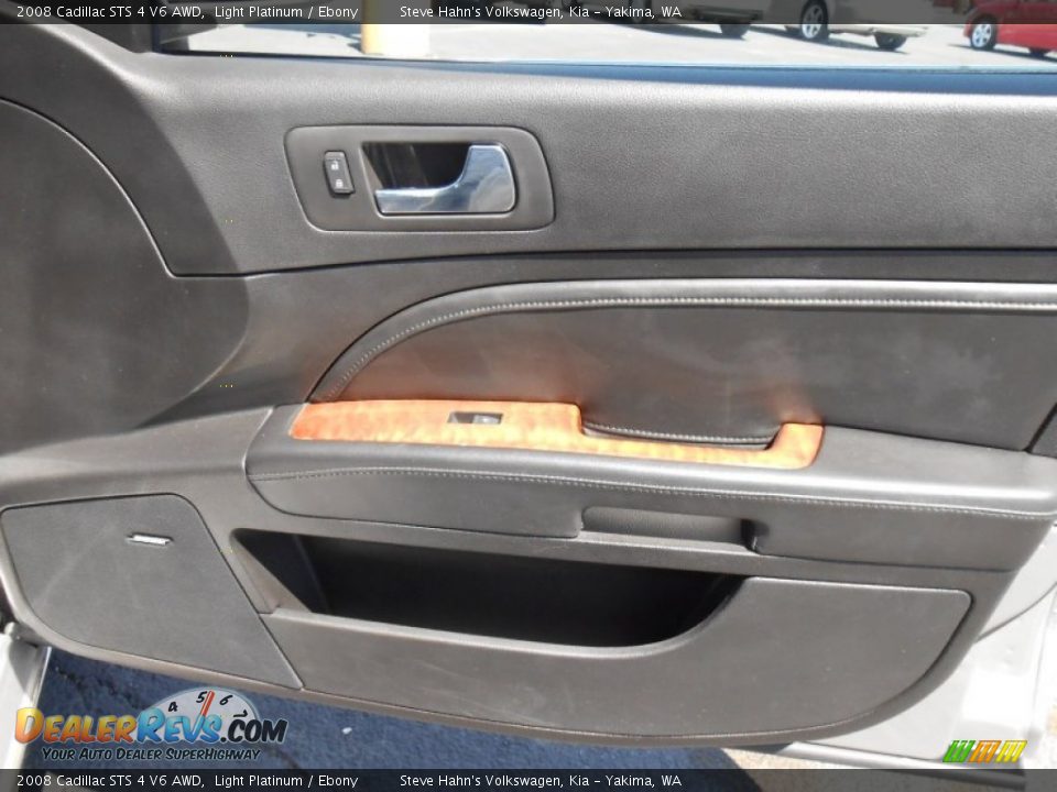 2008 Cadillac STS 4 V6 AWD Light Platinum / Ebony Photo #22