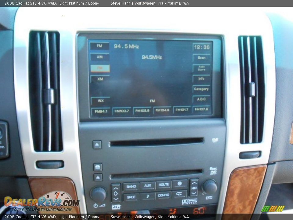 2008 Cadillac STS 4 V6 AWD Light Platinum / Ebony Photo #23