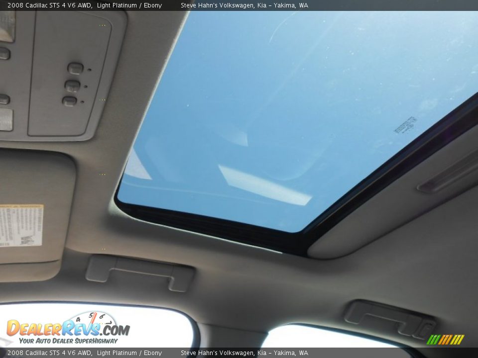 2008 Cadillac STS 4 V6 AWD Light Platinum / Ebony Photo #24