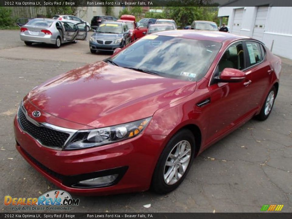 Front 3/4 View of 2012 Kia Optima LX Photo #4