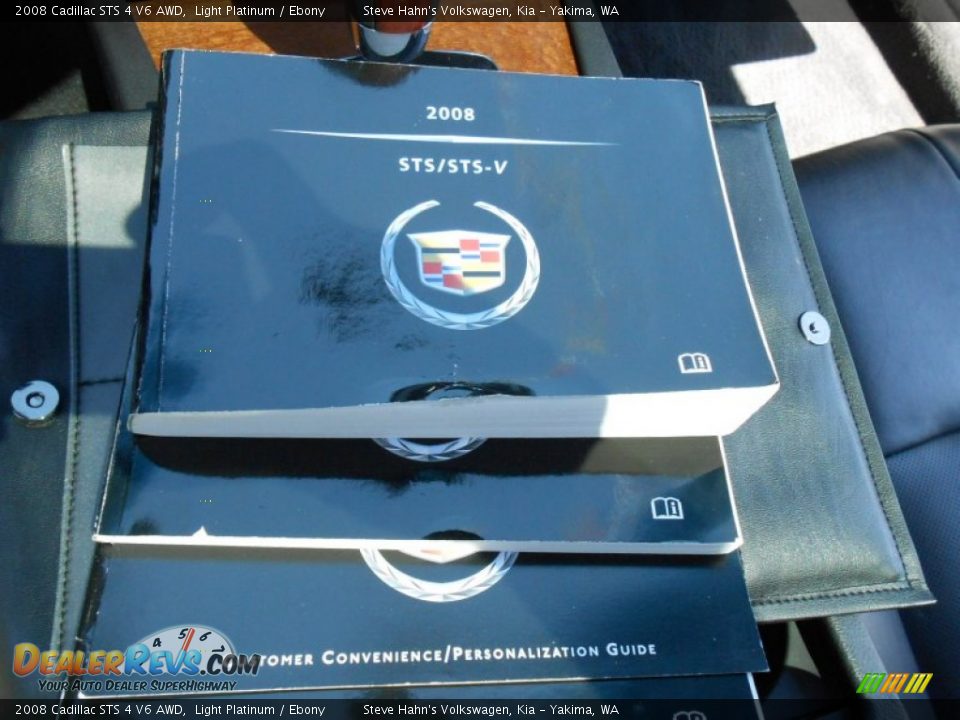 2008 Cadillac STS 4 V6 AWD Light Platinum / Ebony Photo #26