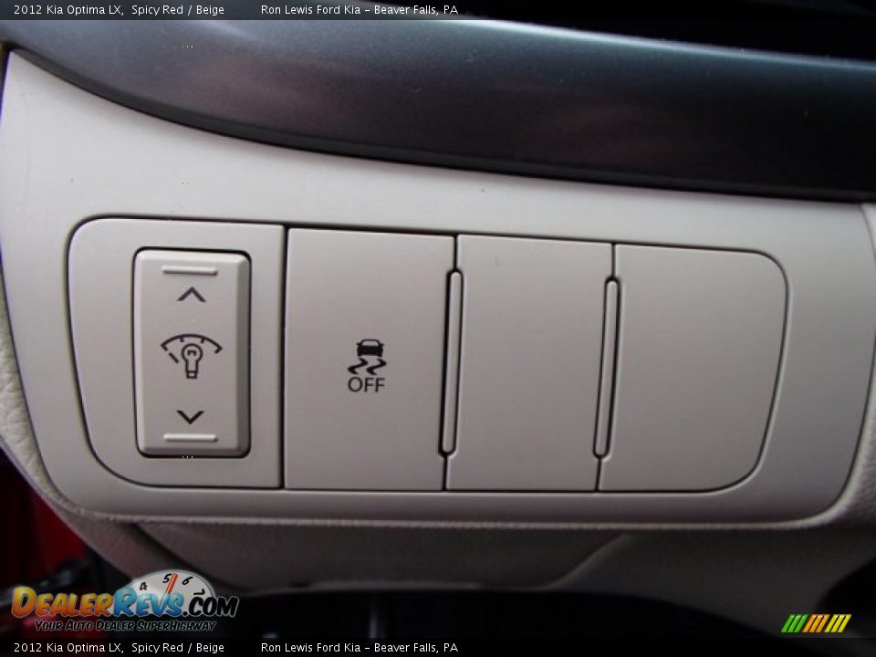 2012 Kia Optima LX Spicy Red / Beige Photo #19