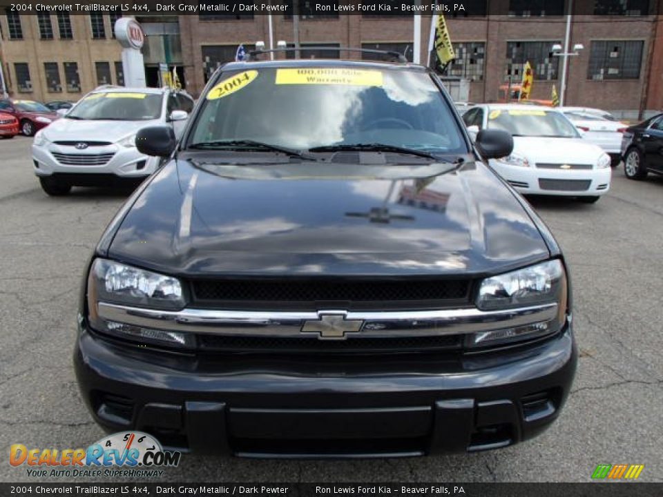 2004 Chevrolet TrailBlazer LS 4x4 Dark Gray Metallic / Dark Pewter Photo #3