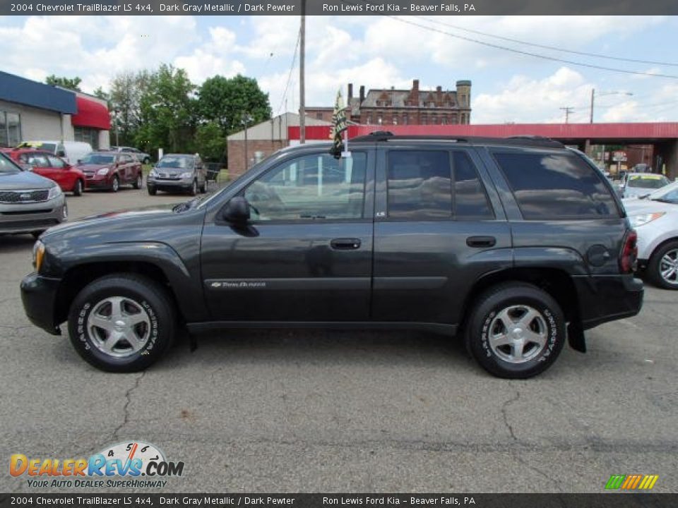 2004 Chevrolet TrailBlazer LS 4x4 Dark Gray Metallic / Dark Pewter Photo #5