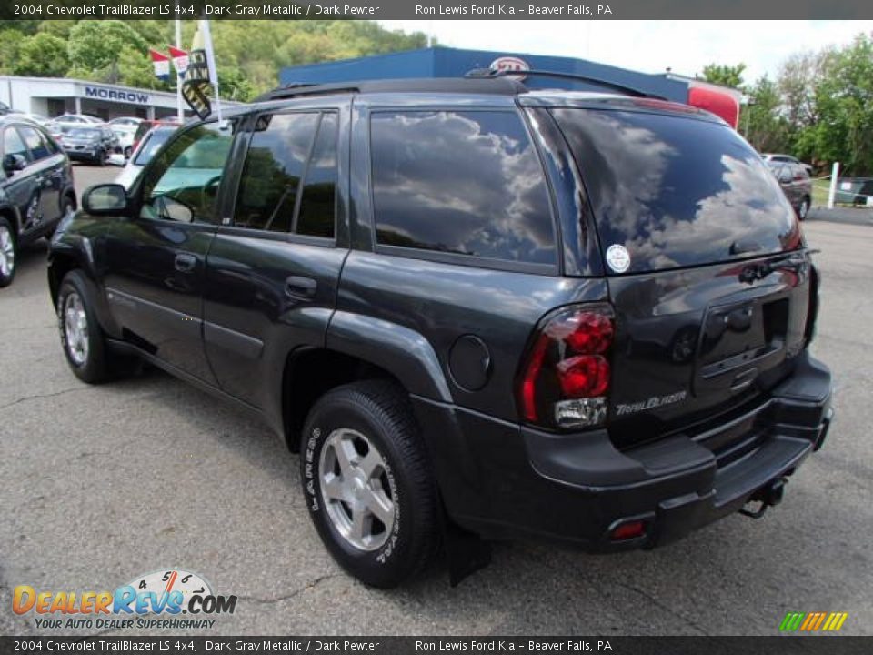 2004 Chevrolet TrailBlazer LS 4x4 Dark Gray Metallic / Dark Pewter Photo #6