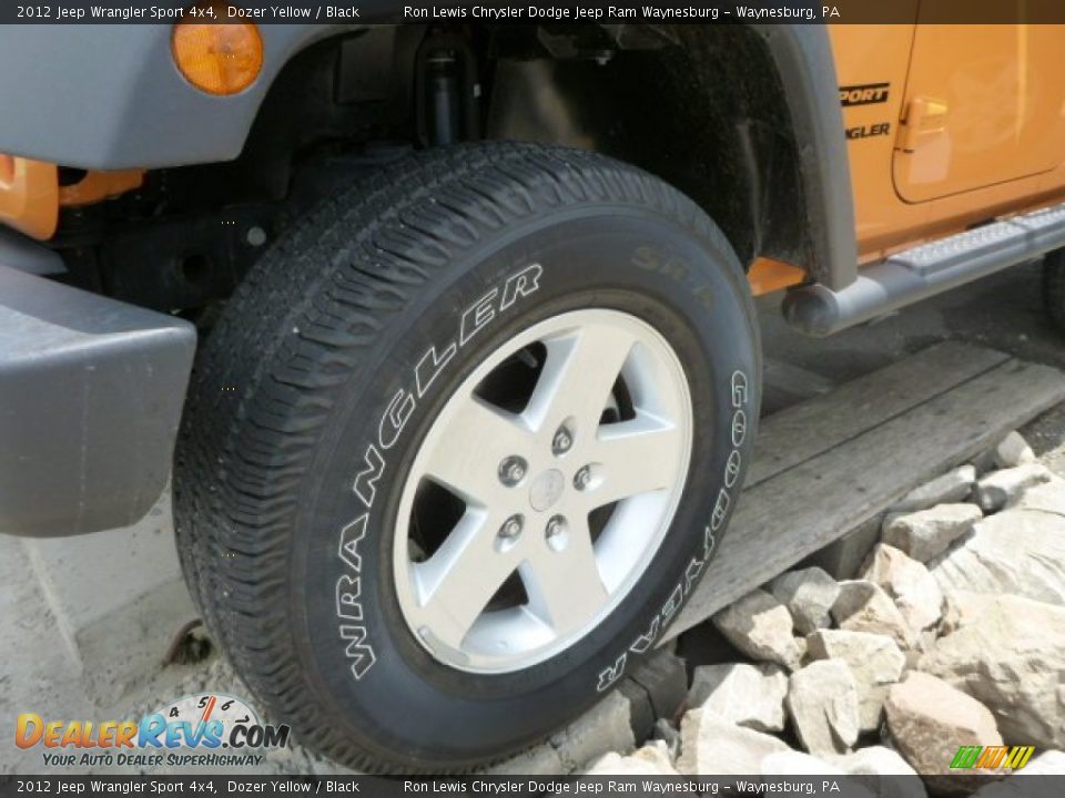 2012 Jeep Wrangler Sport 4x4 Dozer Yellow / Black Photo #11