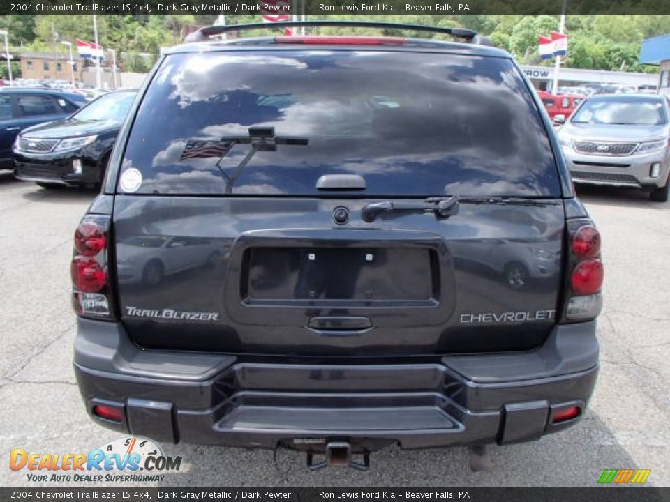 2004 Chevrolet TrailBlazer LS 4x4 Dark Gray Metallic / Dark Pewter Photo #7