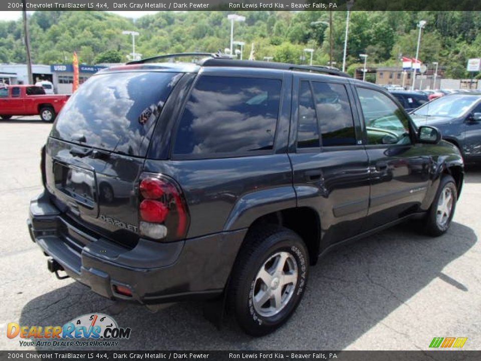 2004 Chevrolet TrailBlazer LS 4x4 Dark Gray Metallic / Dark Pewter Photo #8