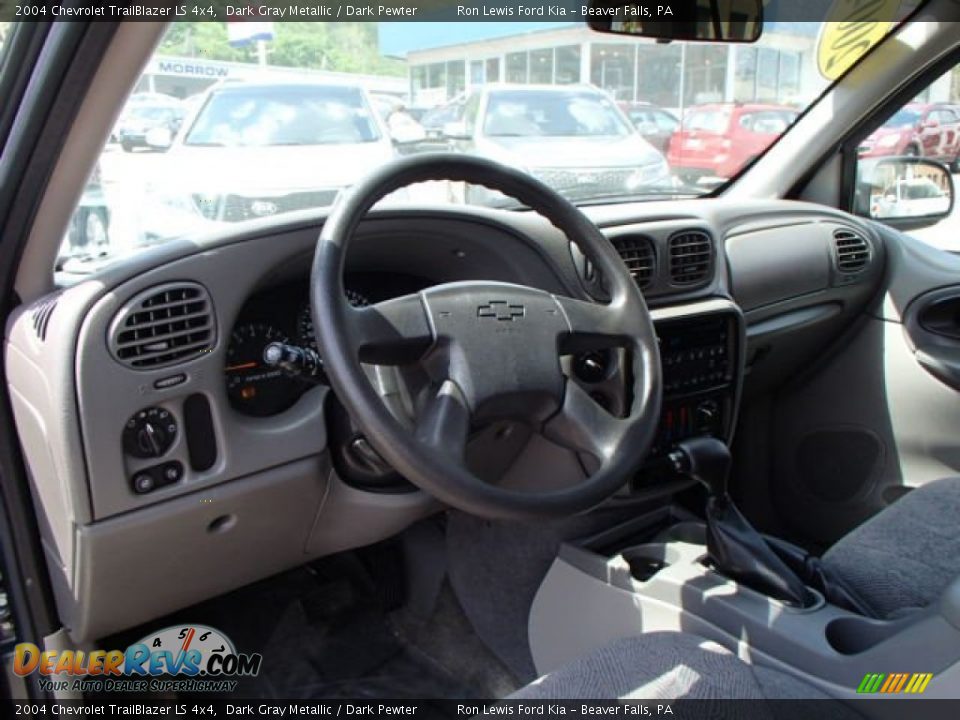 2004 Chevrolet TrailBlazer LS 4x4 Dark Gray Metallic / Dark Pewter Photo #10