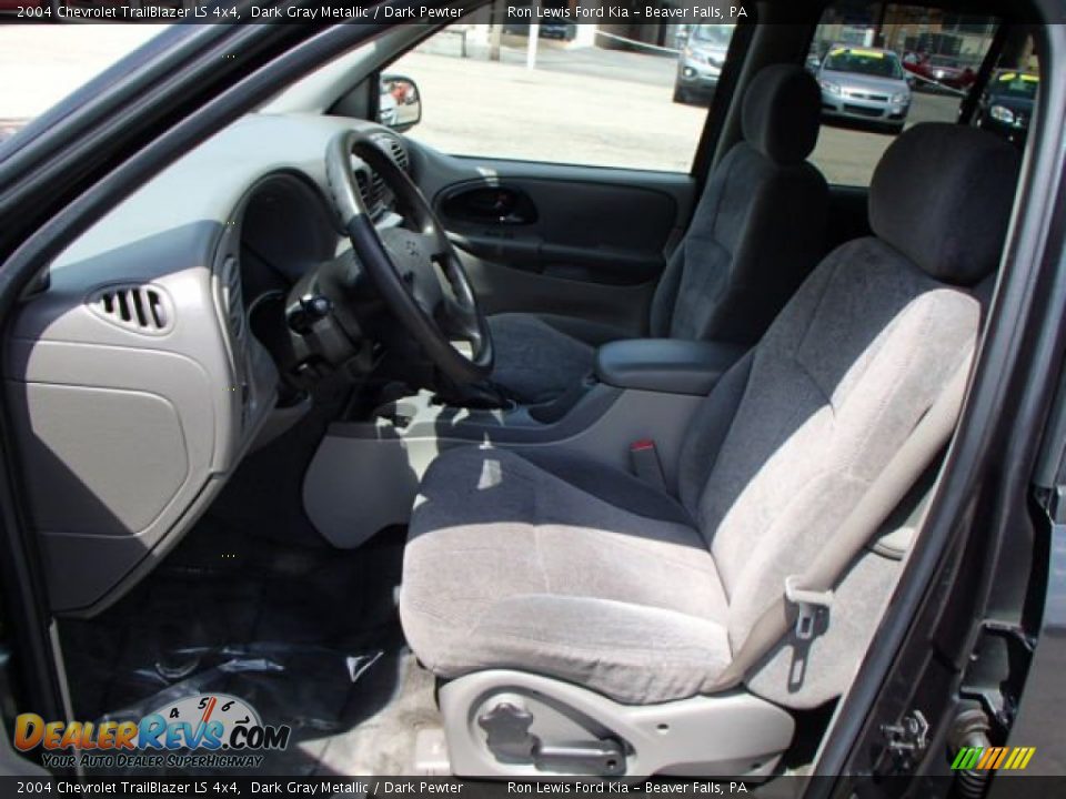 2004 Chevrolet TrailBlazer LS 4x4 Dark Gray Metallic / Dark Pewter Photo #11