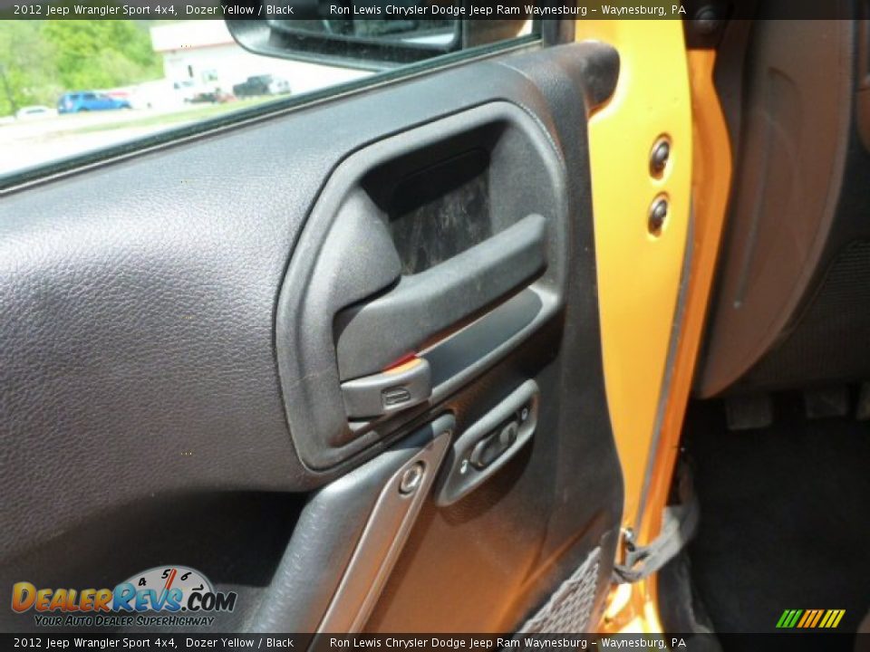 2012 Jeep Wrangler Sport 4x4 Dozer Yellow / Black Photo #15