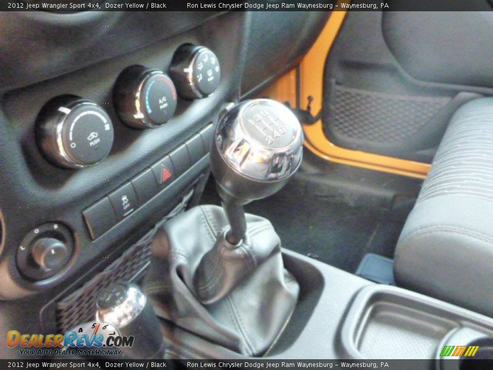 2012 Jeep Wrangler Sport 4x4 Dozer Yellow / Black Photo #16