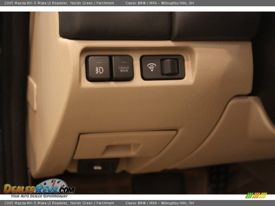 2005 Mazda MX-5 Miata LS Roadster Nordic Green / Parchment Photo #9