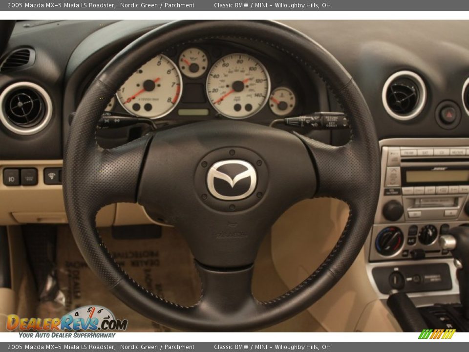 2005 Mazda MX-5 Miata LS Roadster Steering Wheel Photo #12