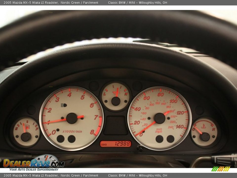 2005 Mazda MX-5 Miata LS Roadster Gauges Photo #15