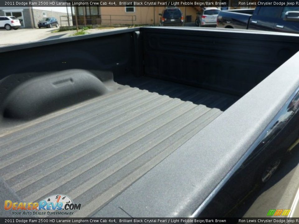 2011 Dodge Ram 2500 HD Laramie Longhorn Crew Cab 4x4 Brilliant Black Crystal Pearl / Light Pebble Beige/Bark Brown Photo #10