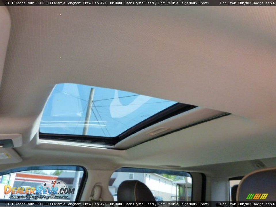 Sunroof of 2011 Dodge Ram 2500 HD Laramie Longhorn Crew Cab 4x4 Photo #15