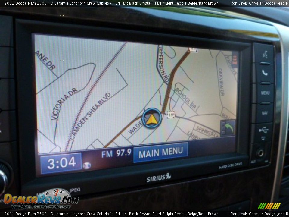 Navigation of 2011 Dodge Ram 2500 HD Laramie Longhorn Crew Cab 4x4 Photo #17