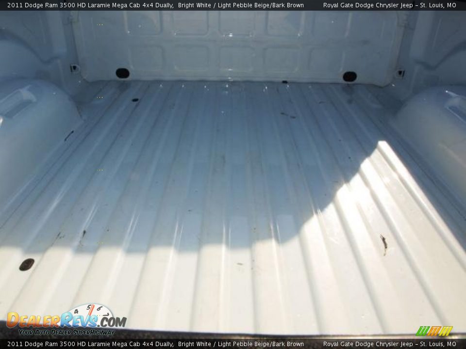 2011 Dodge Ram 3500 HD Laramie Mega Cab 4x4 Dually Bright White / Light Pebble Beige/Bark Brown Photo #5