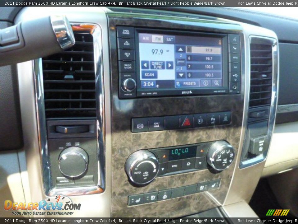 Controls of 2011 Dodge Ram 2500 HD Laramie Longhorn Crew Cab 4x4 Photo #18