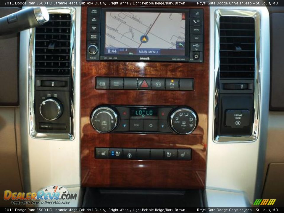 Controls of 2011 Dodge Ram 3500 HD Laramie Mega Cab 4x4 Dually Photo #12