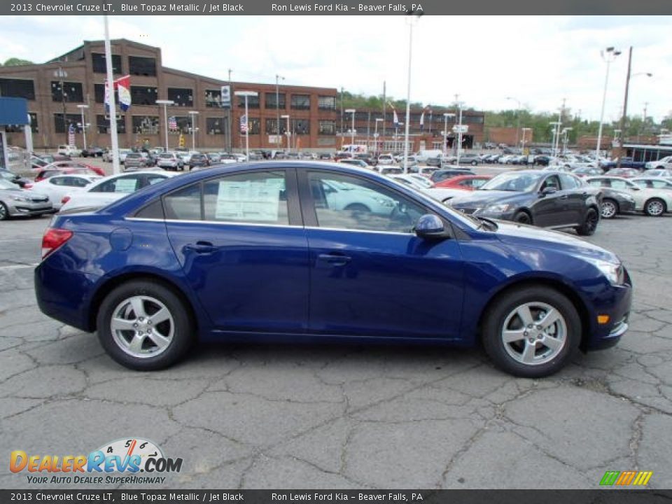 2013 Chevrolet Cruze LT Blue Topaz Metallic / Jet Black Photo #1